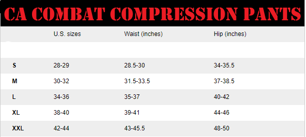 CA COMBAT Full Length Compression Pants