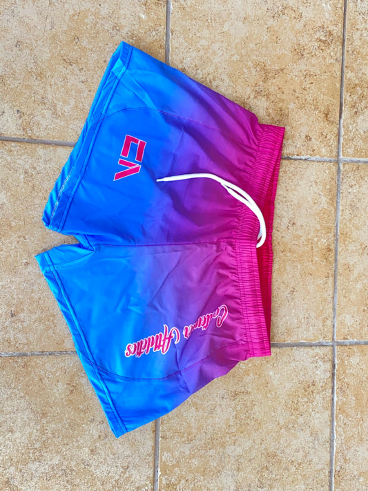 Ladies PS 4 Way Stretch Shorts Ombre Collection