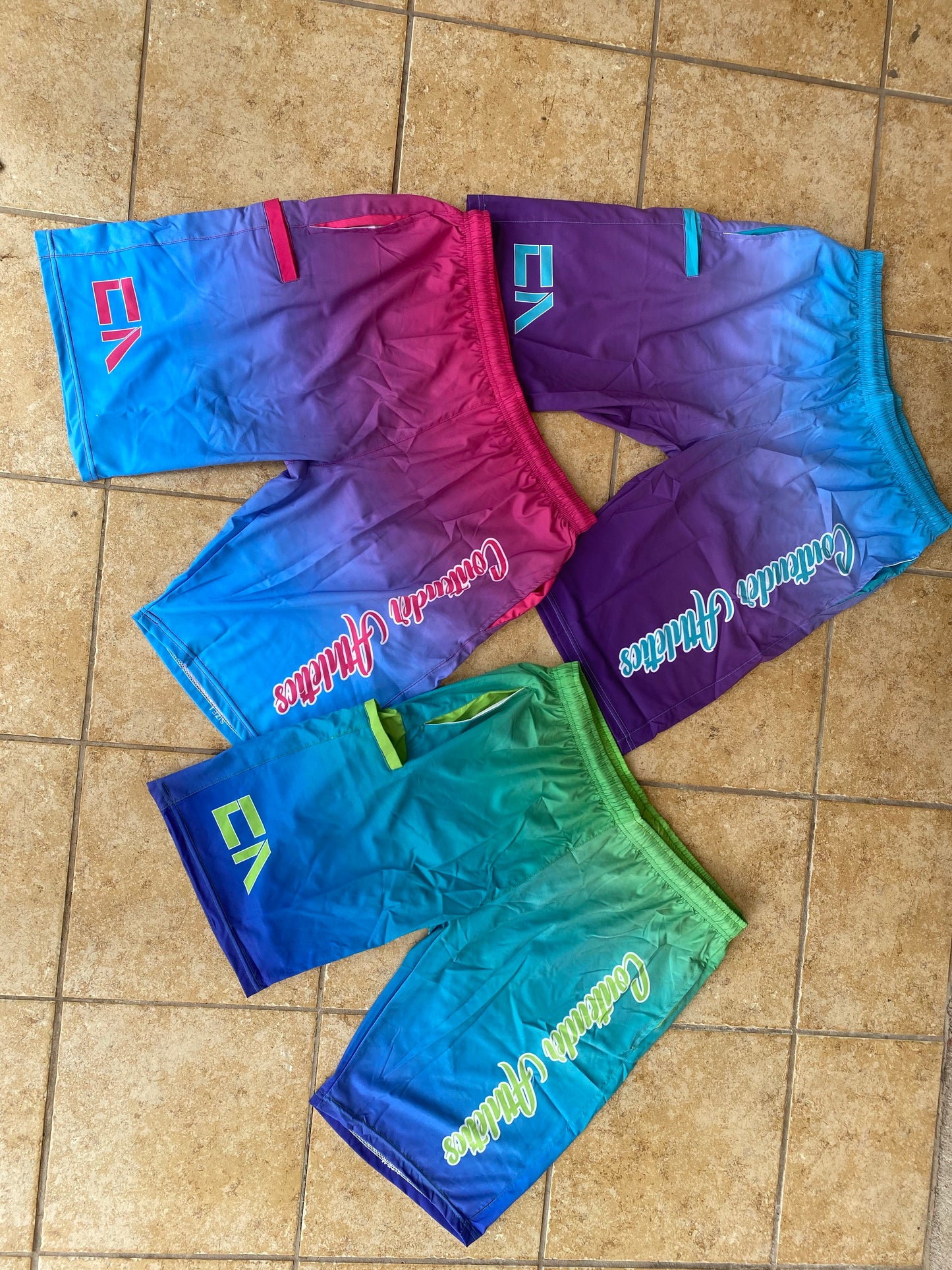 PS 4 Way Stretch Shorts Ombre Collection