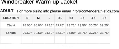 M31 Windbreaker Warm-Up BP Jackets